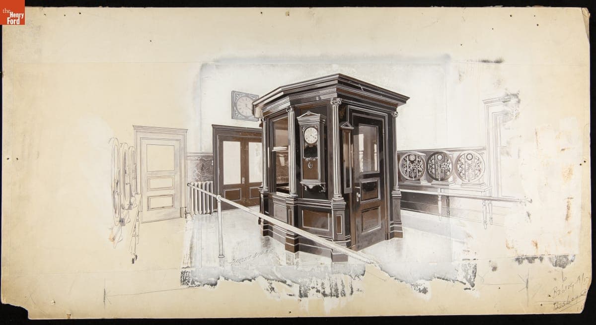 H. J. Heinz Time Booth Drawing for "Spice of Life" Advertising, 1910-1920