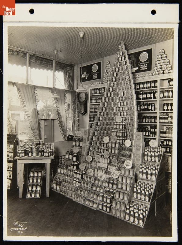 W. W. Smith Grocery Store Display of Heinz Products, Kansas City, Kansas, circa 1930