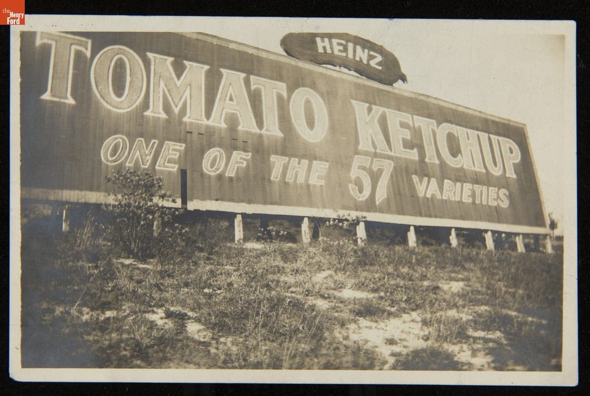Heinz Tomato Ketchup Billboard, circa 1915