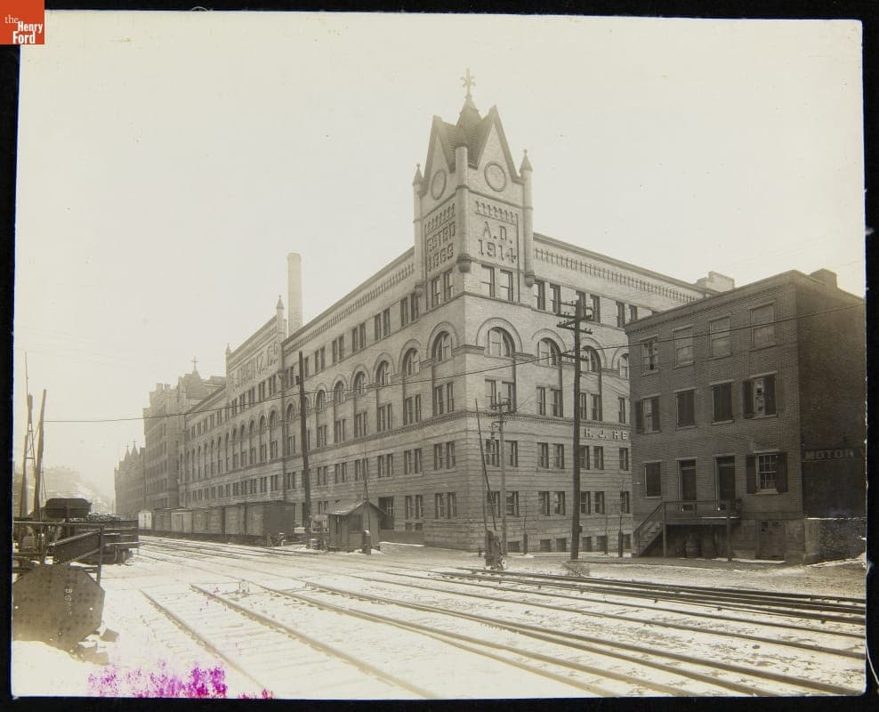 Rear View of H. J. Heinz Company Main Plant, Pittsburgh, Pennsylvania, circa 1916