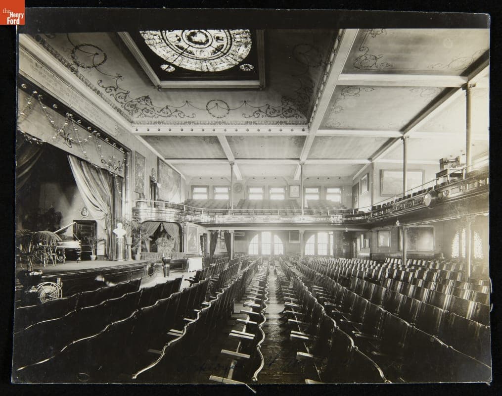 Employee Auditorium, H. J. Heinz Company Main Plant, Pittsburgh, Pennsylvania, circa 1910