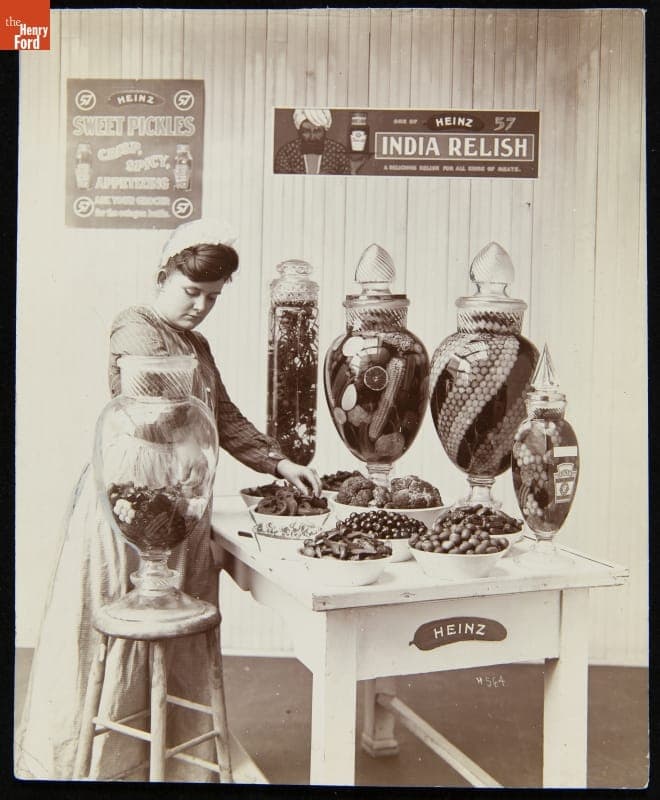"Heinz Girl" Filling Display Jar, Main Plant, Pittsburgh, Pennsylvania, circa 1904