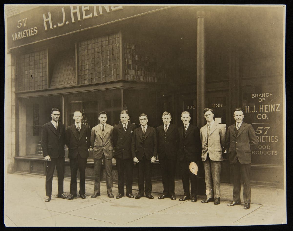 Vancouver Branch Sales Personnel, H. J. Heinz Company, Vancouver, Canada, September 1928