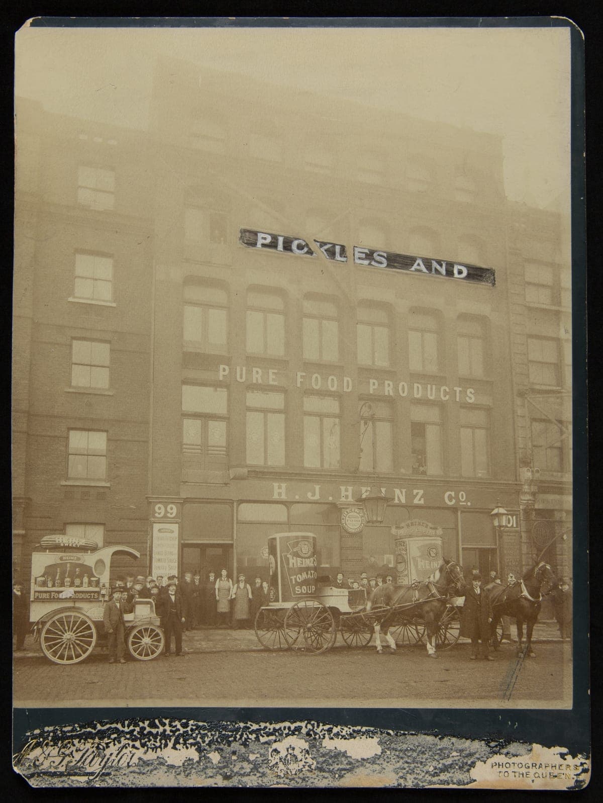 H. J. Heinz Company London Branch and Employees, circa 1895