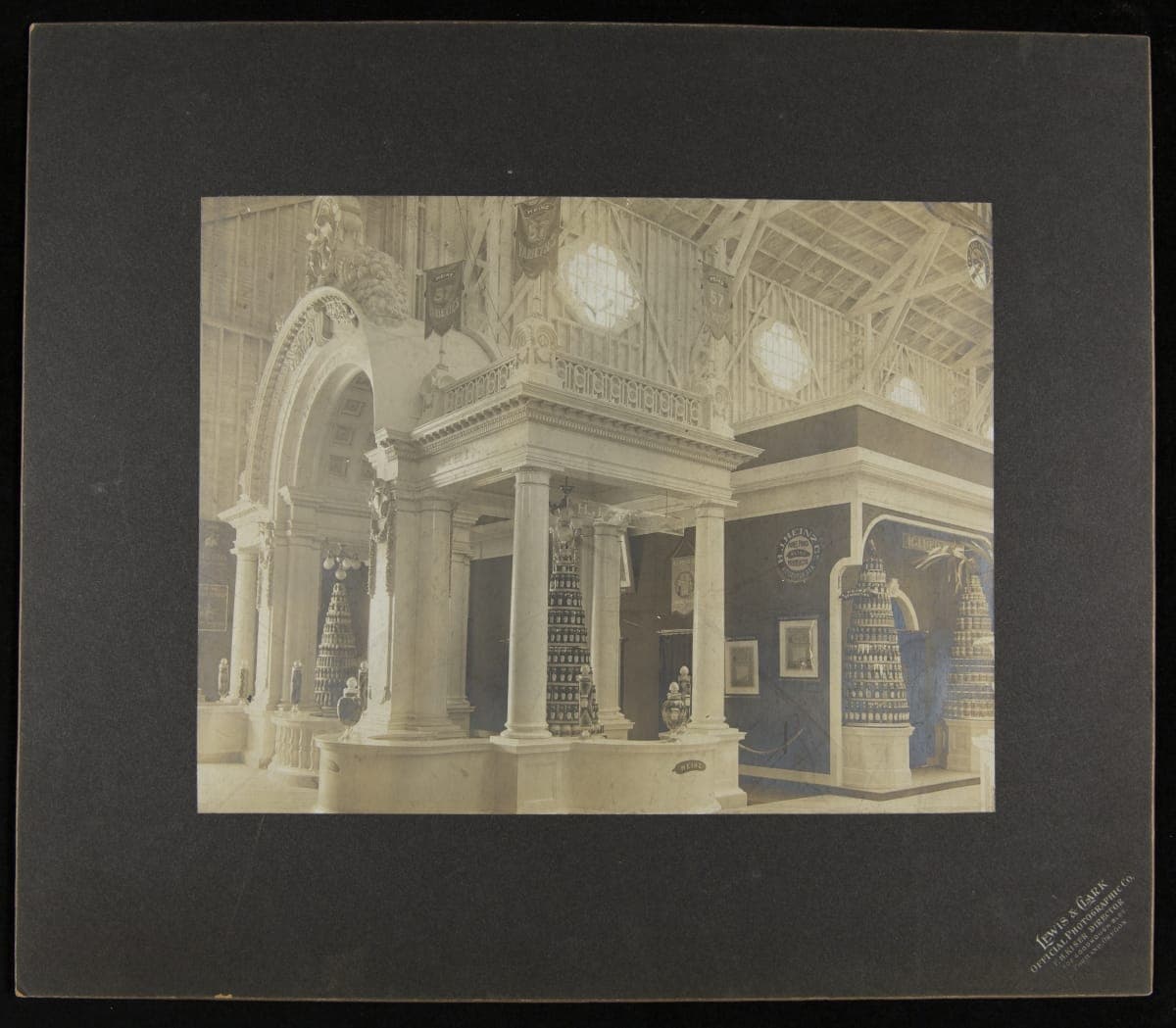 H. J. Heinz Company Booth at Lewis & Clark Centennial Exposition, Portland, Oregon, 1904-1905