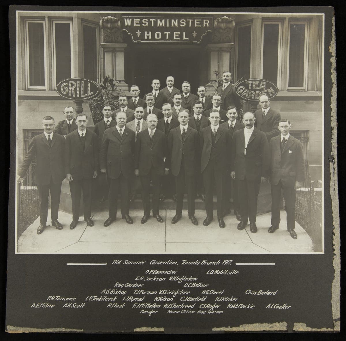 H. J. Heinz Company Mid-Summer Convention of Toronto, Ontario Branch Salesmen, 1917