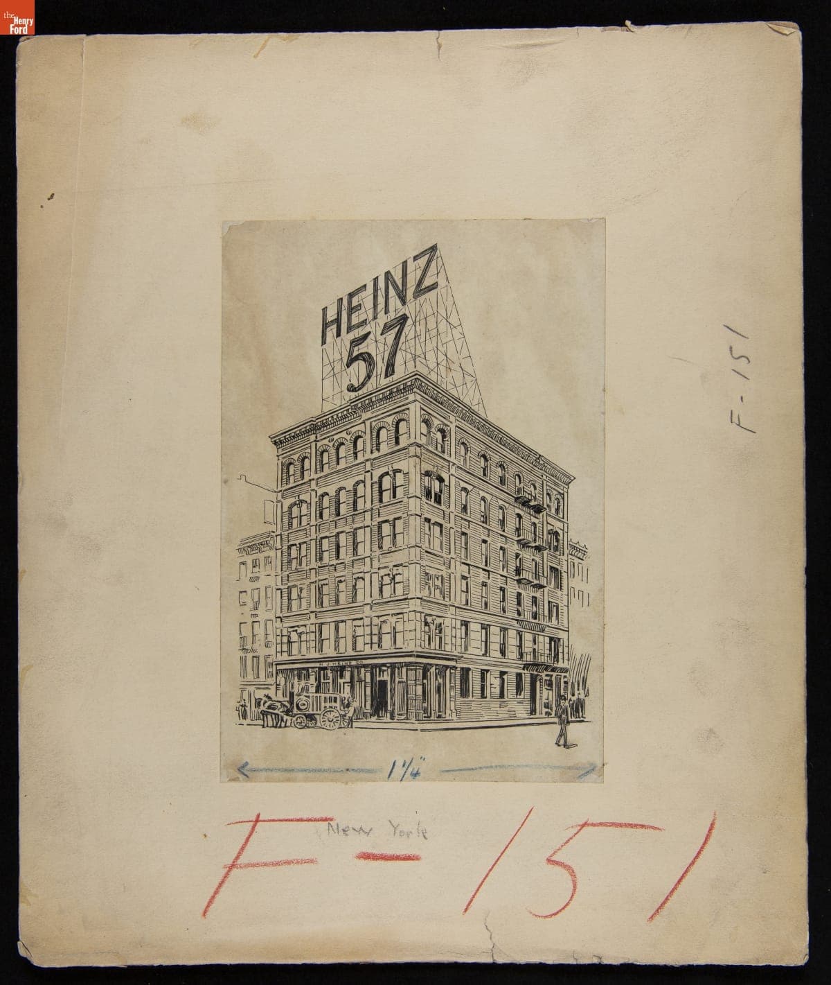 Illustration of Heinz Company Branch in New York, circa 1910