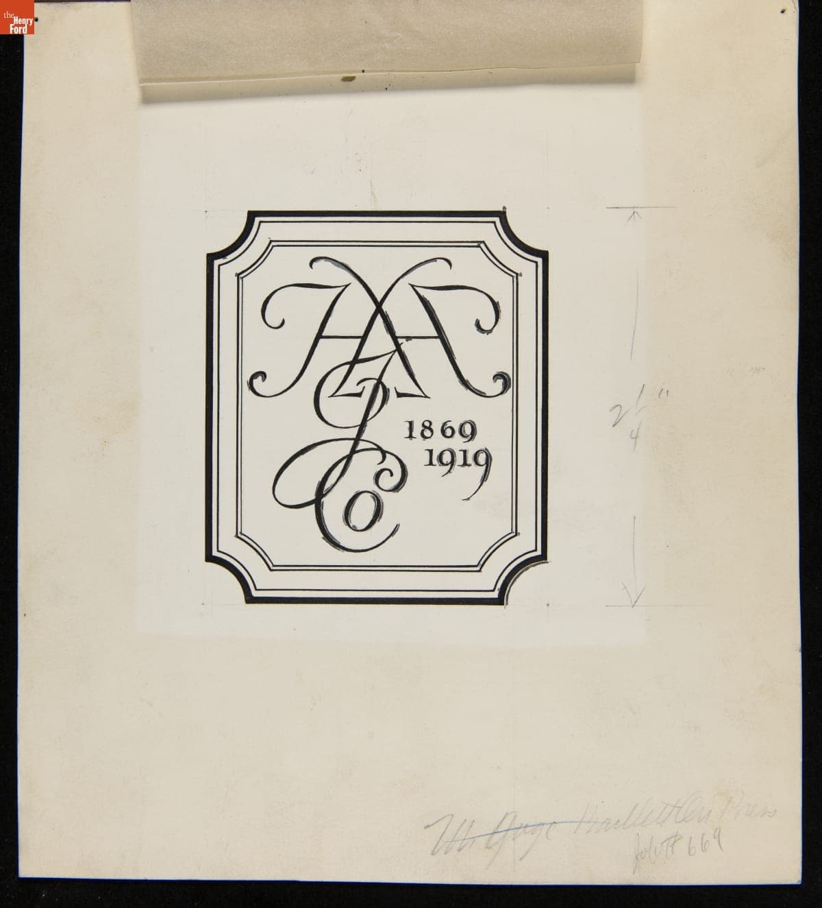 Decorative Motif for a Heinz Company Menu, December 12, 1919