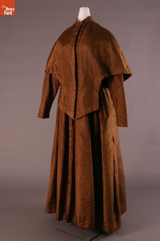 Dress with Pelerine, 1840-1845