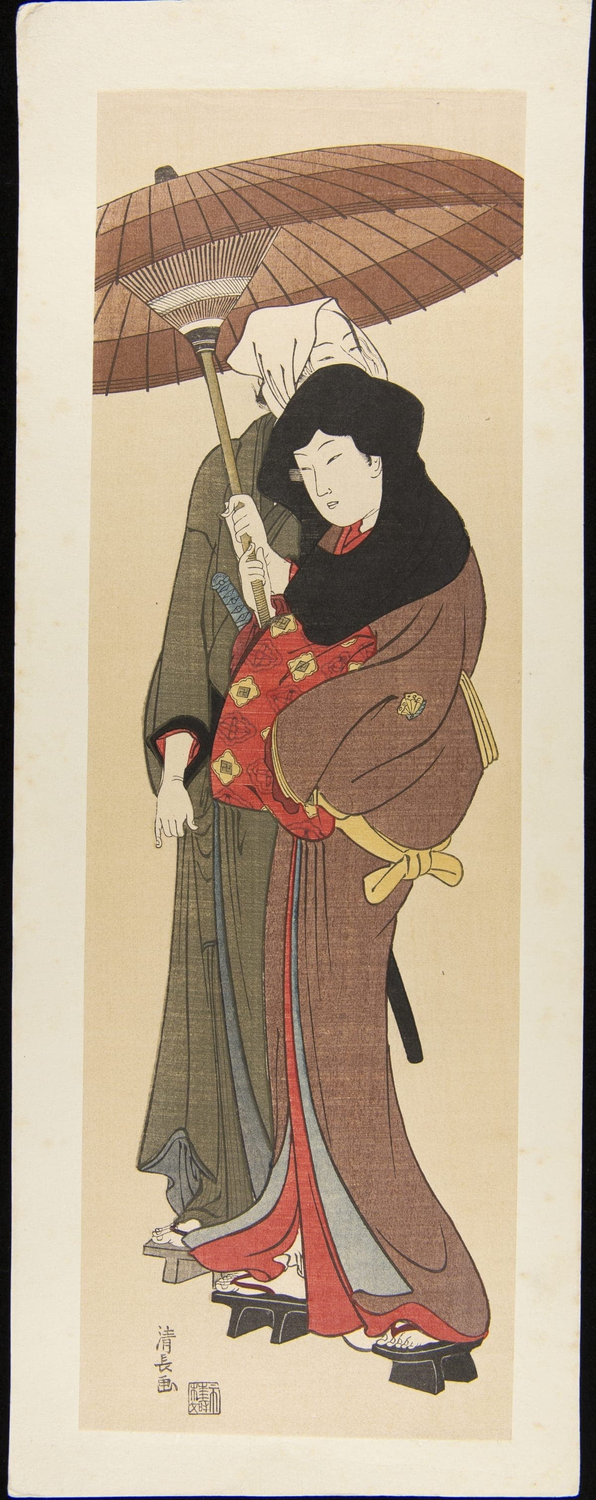 Japanese Women with Umbrella, 1900-1929