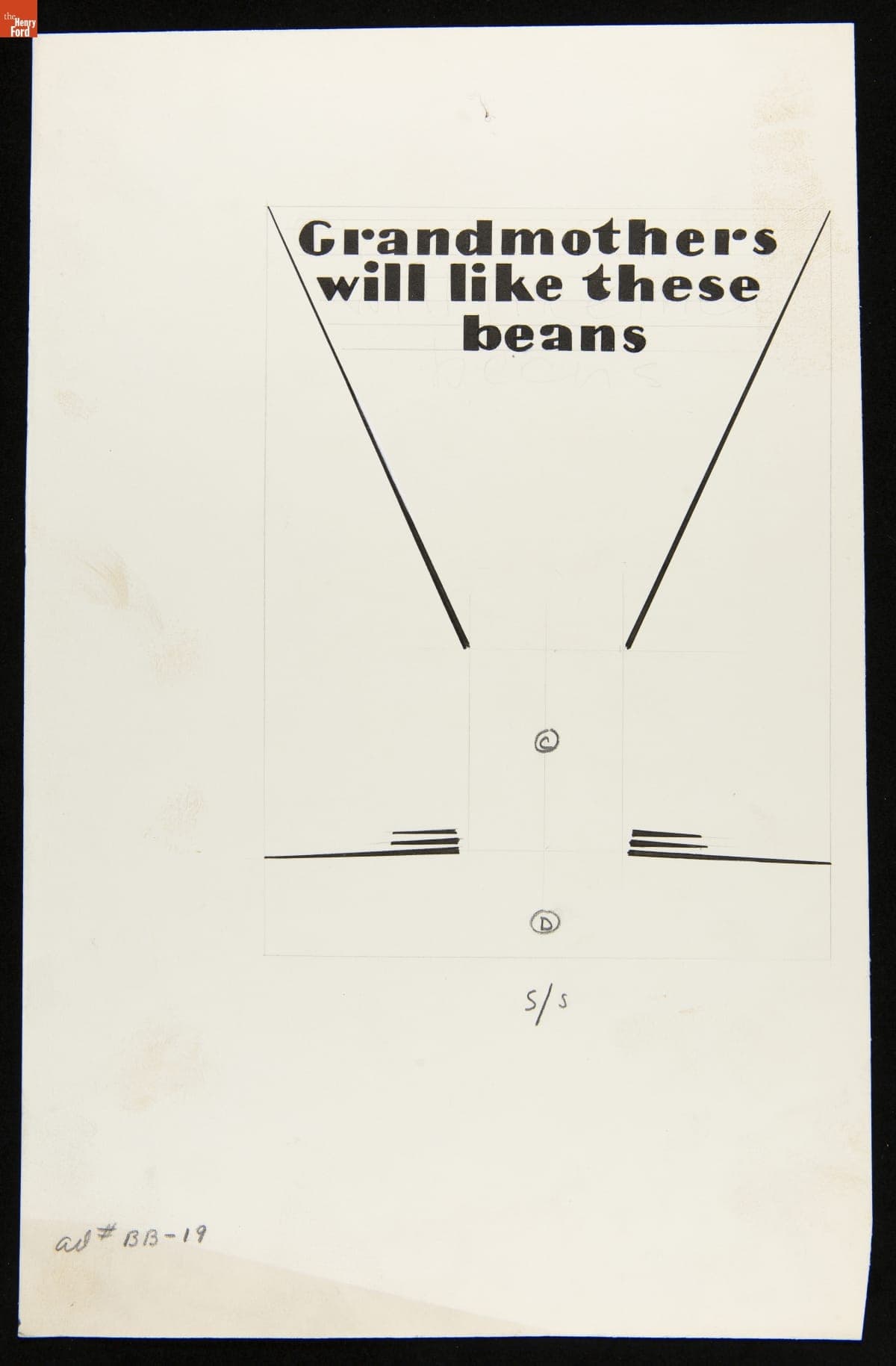 Advertising Layout for Heinz Bean Product, 1920-1930