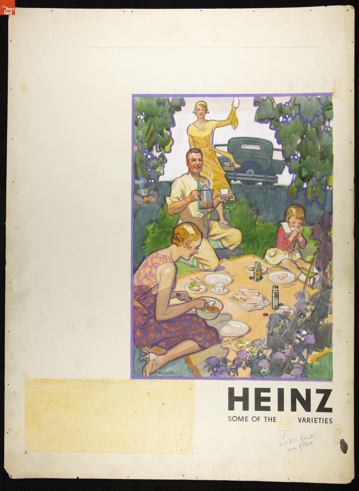 Advertising Layout for Heinz "57" Varieties, circa 1925