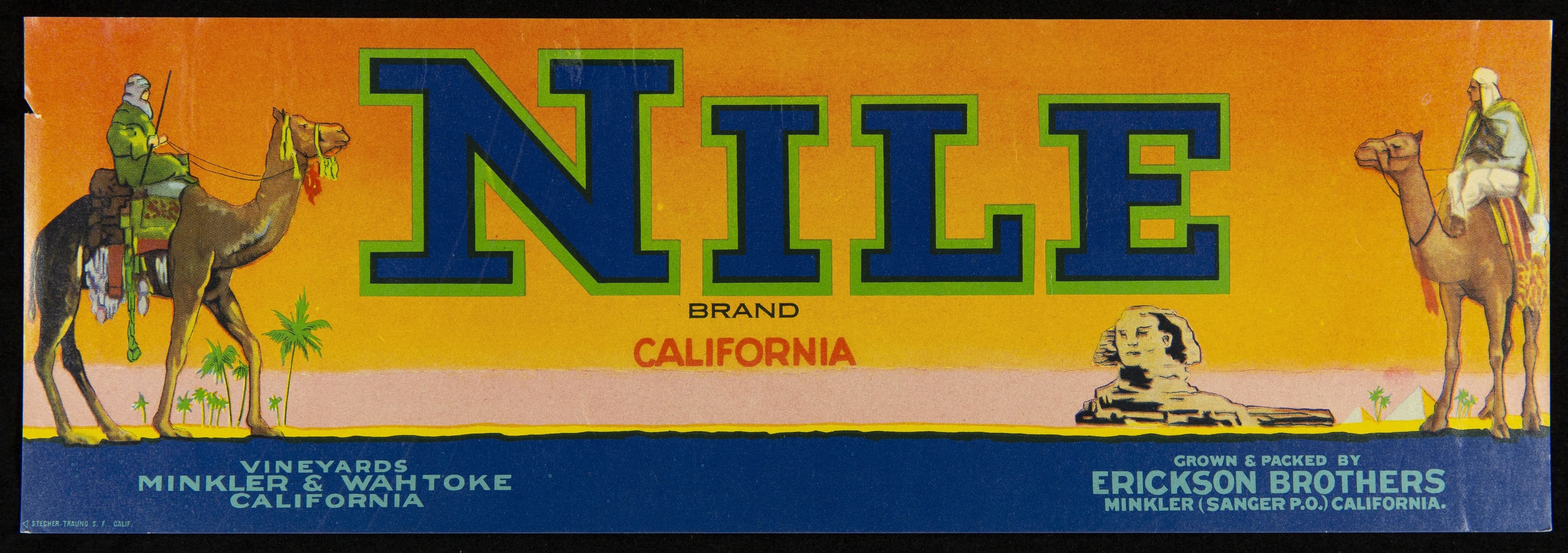 Crate Label, "Nile Brand Product," circa 1940
