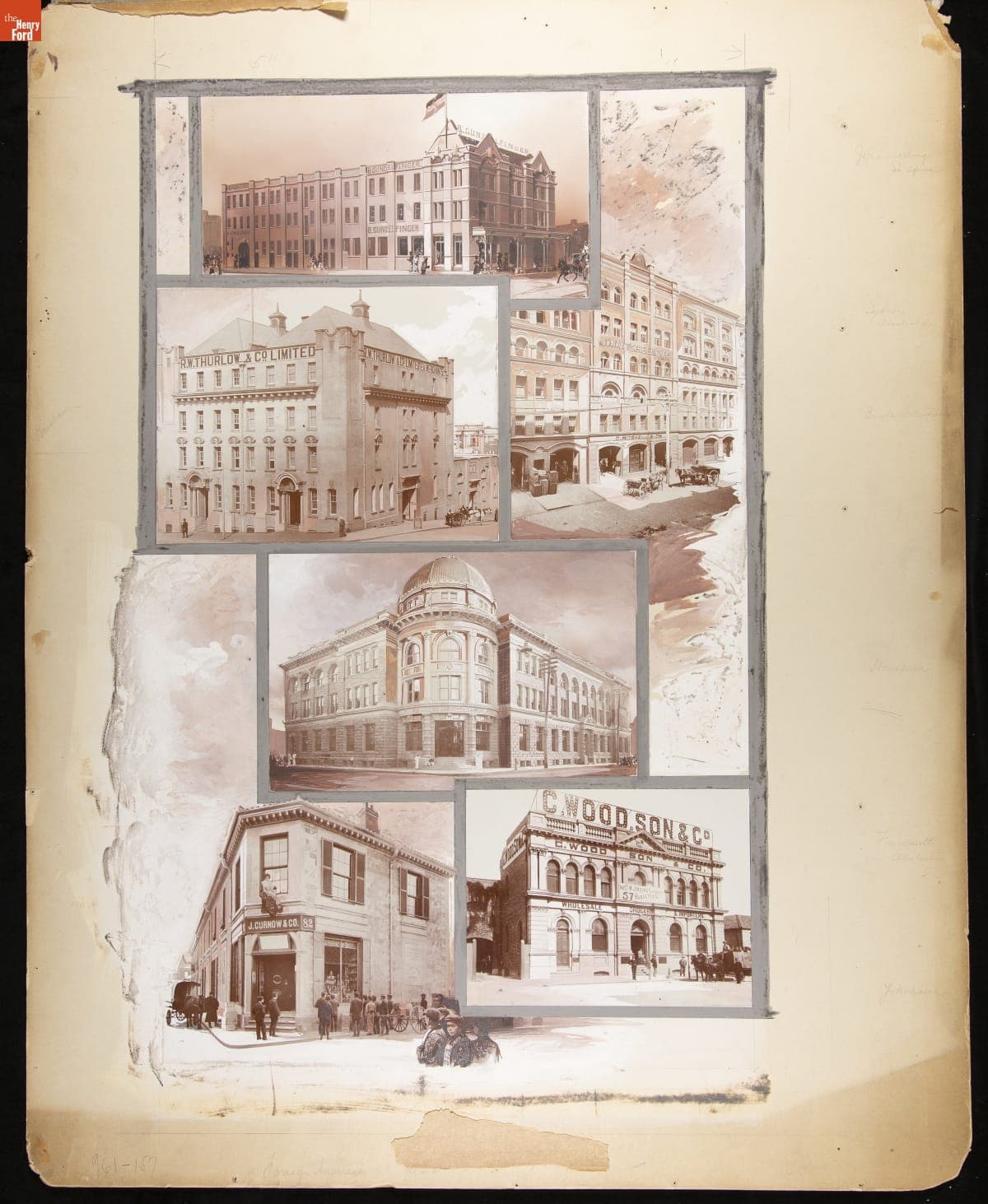 Photomontage Showing H. J. Heinz Company Foreign Agencies, May 22, 1909