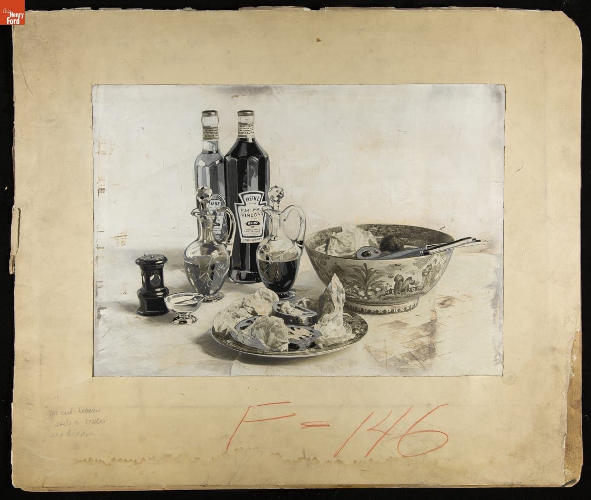 Advertising Layout Illustration for Heinz Pure Vinegar, 1920-1930