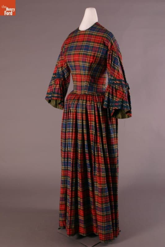 Gown, 1857-1859