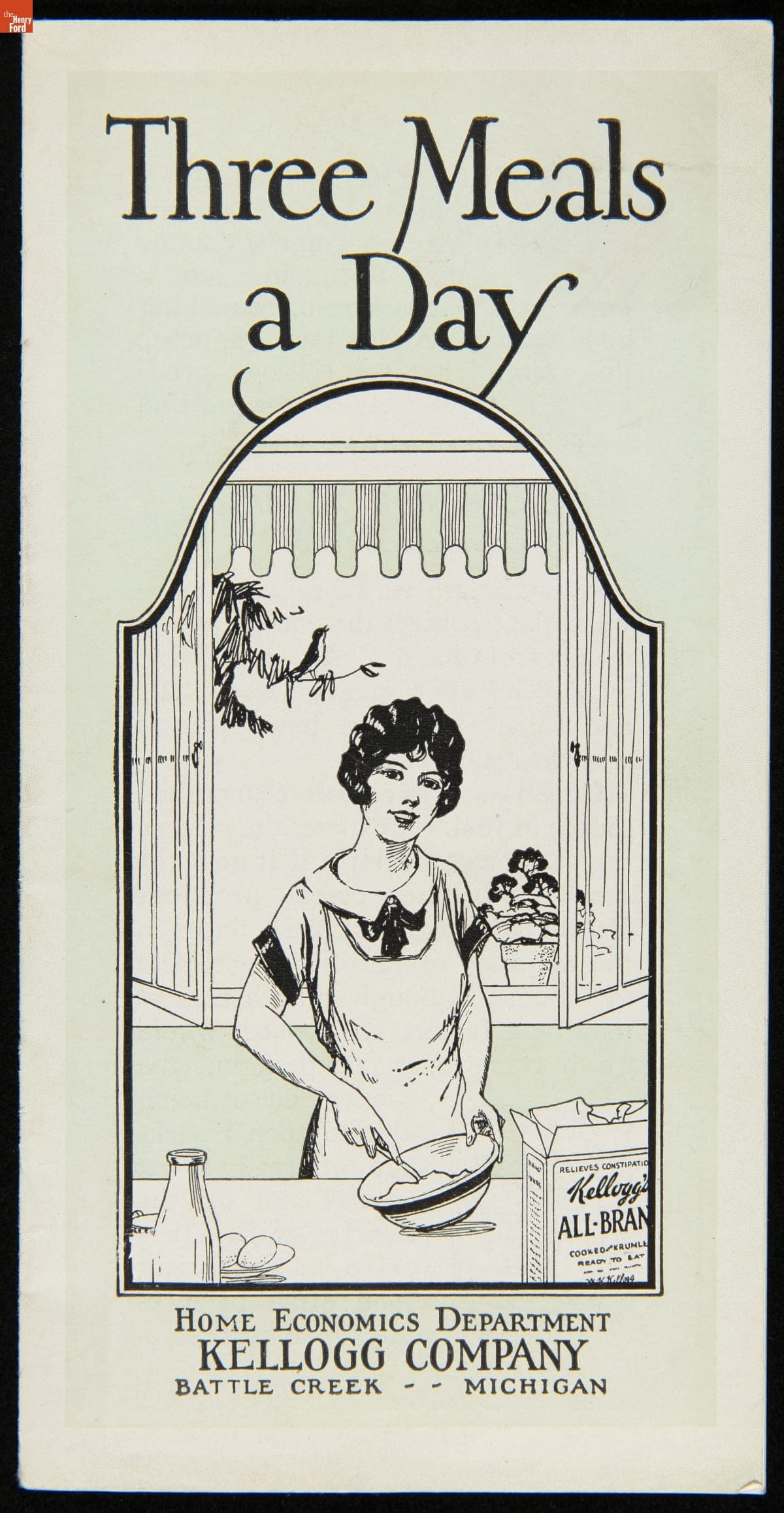 Recipe Booklet, "Kellogg Company: Three Meals a Day," 1928