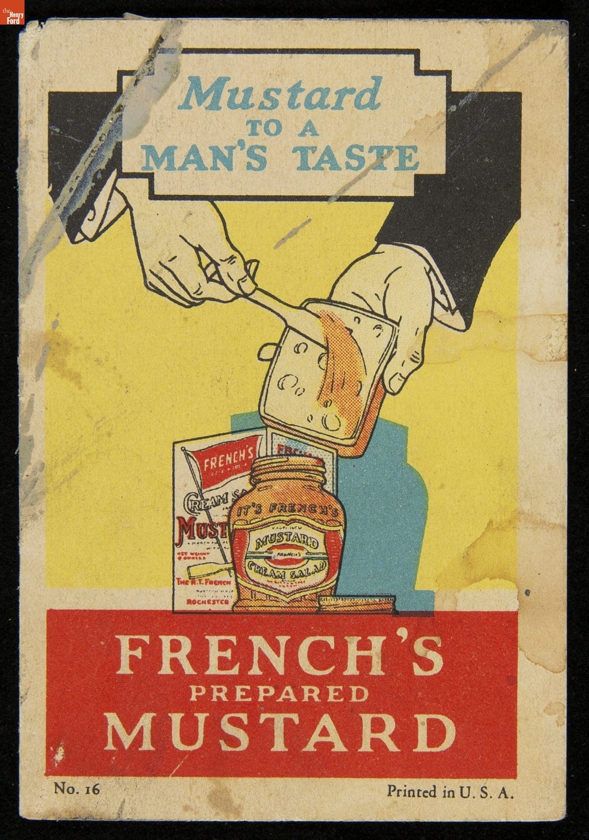 Recipe Booklet, "Mustard to a Man's Taste: French's Prepared Mustard," 1926