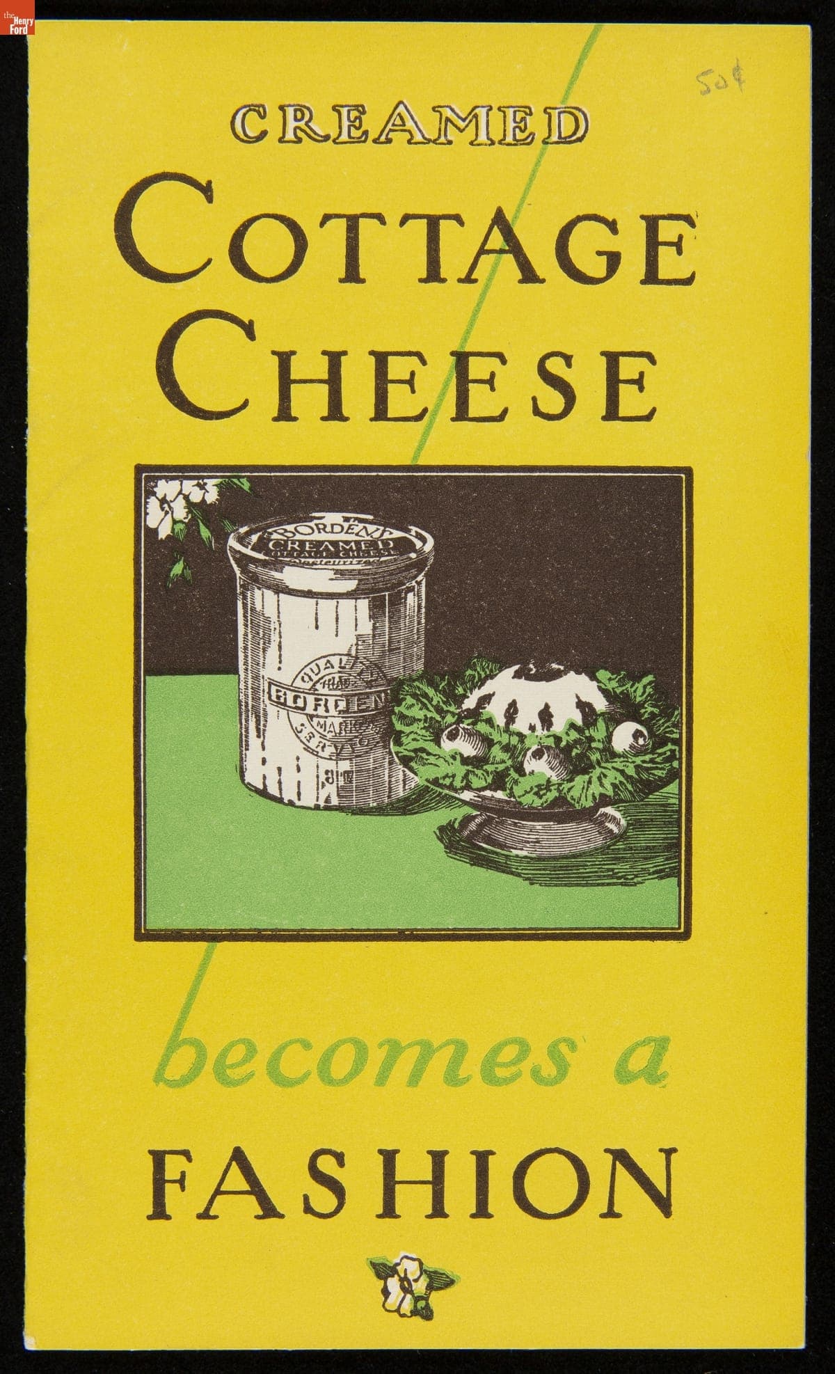 Recipe Booklet, "Creamed Cottage Cheese Becomes a Fashion," circa 1930