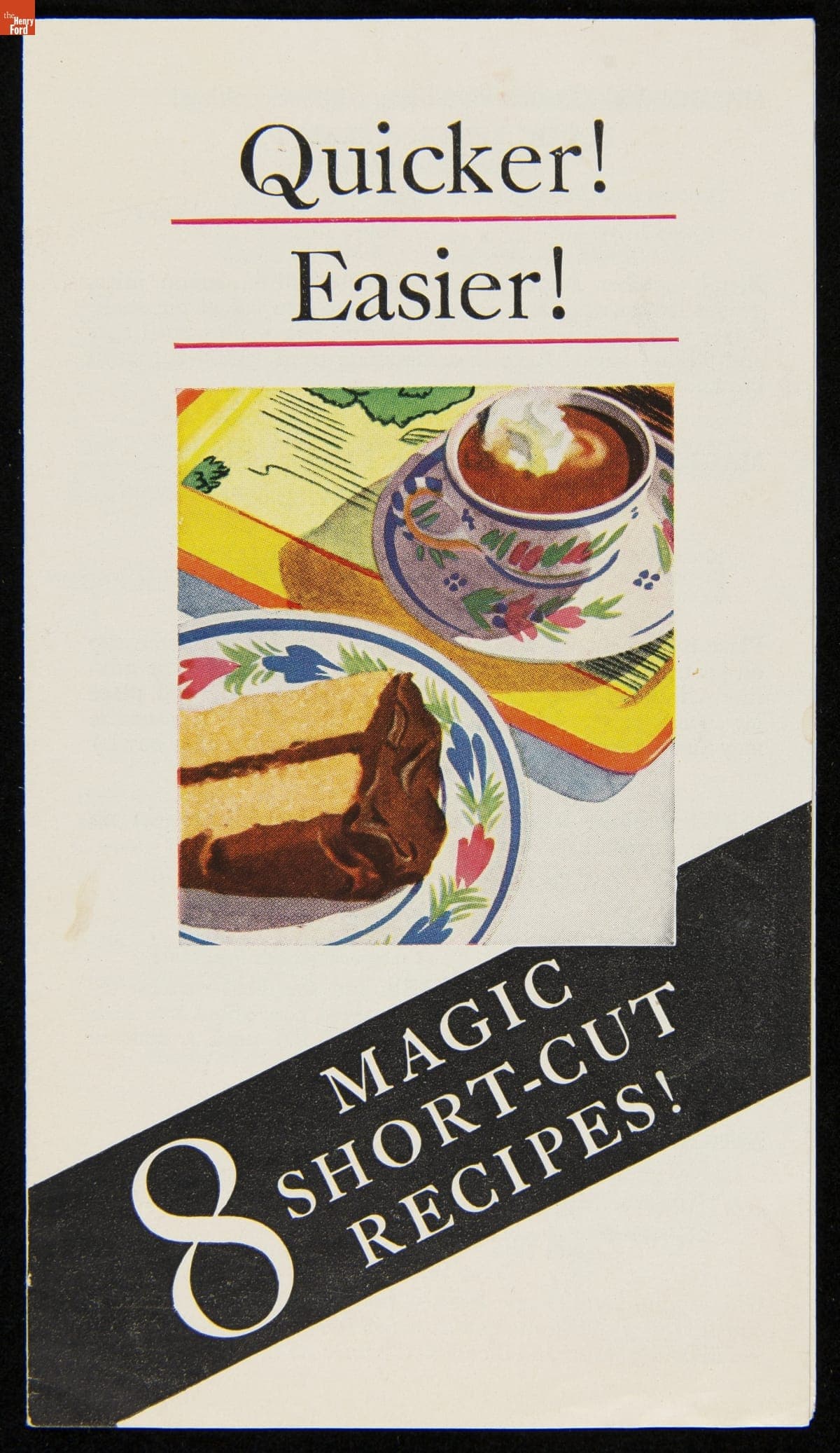 Recipe Booklet, "Quicker! Easier! 8 Magic Shortcut Recipes!," circa 1930