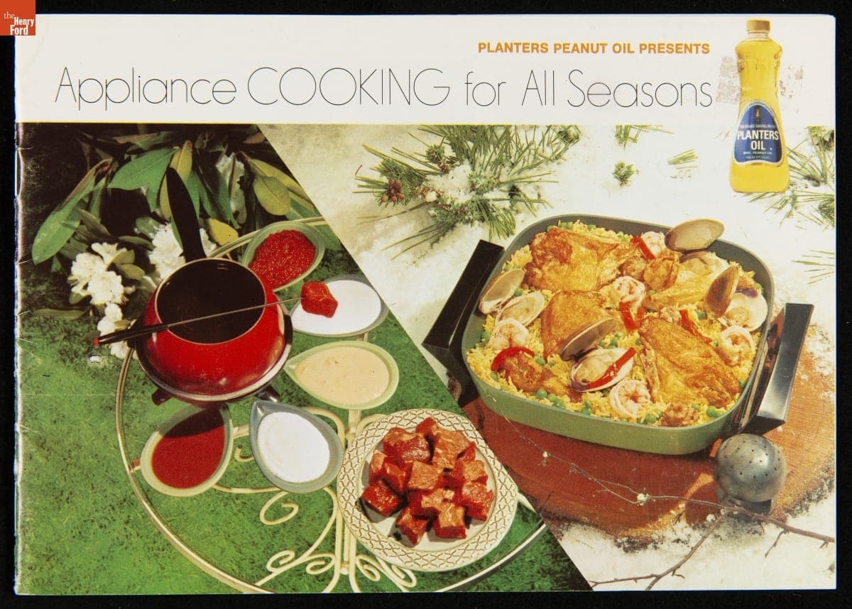 Recipe Booklet, "Planters Peanut Oil Presents: Appliance Cooking for All Seasons," 1972