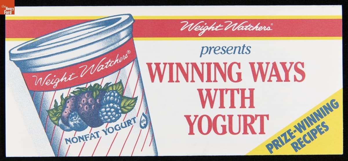 Recipe Leaflet, "Weight Watchers Presents Winning Ways with Yogurt," 1980-1990