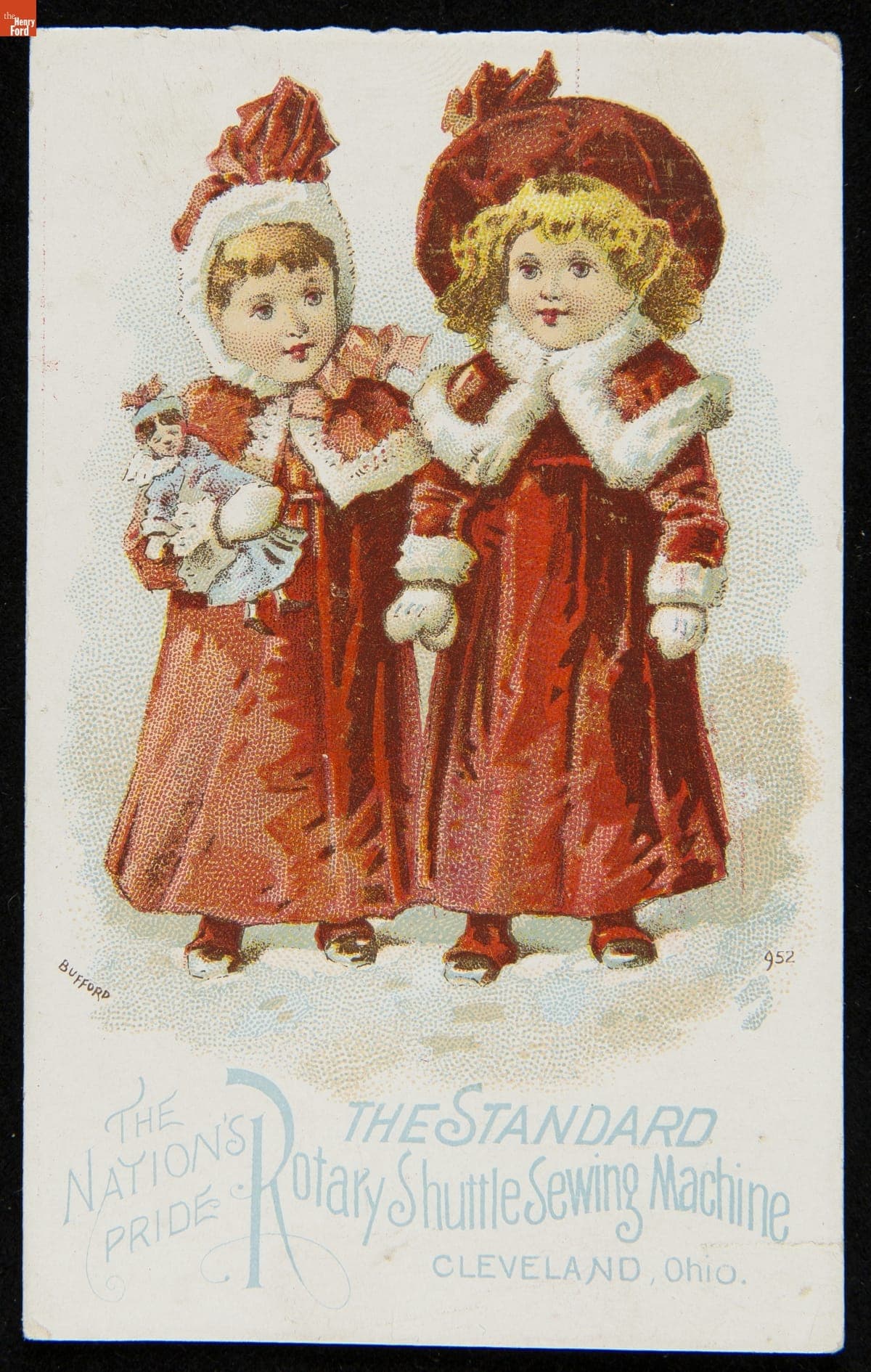 Trade Card for the Standard Rotary Shuttle Sewing Machine, Standard Sewing Machine Co., 1880-1900