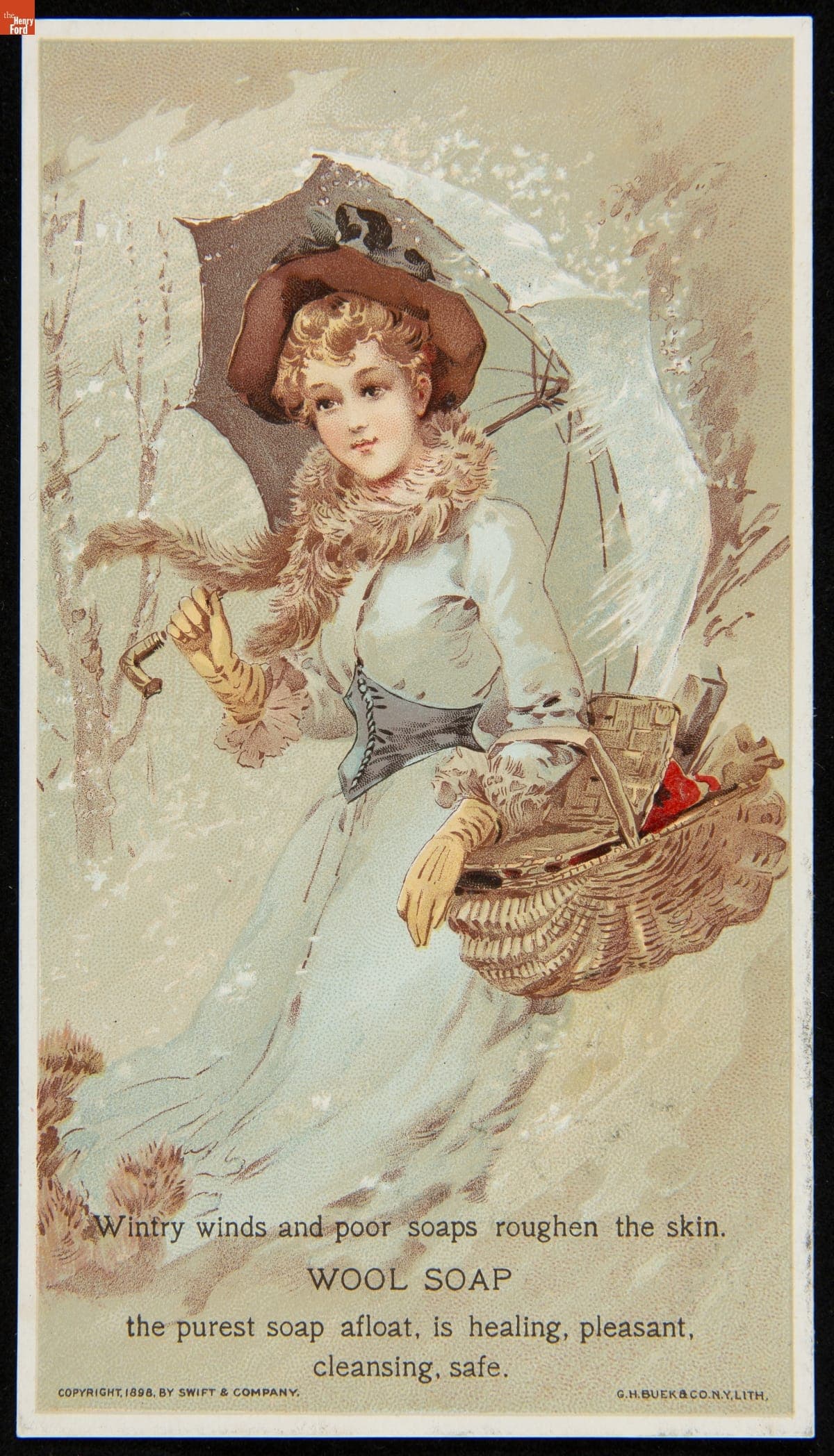 Trade Card for Wool Soap, Swift & Co., 1898