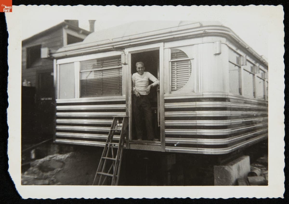 James J. "Skinny" Foley at Kenmore Diner, Worcester, Massachusetts, circa 1946