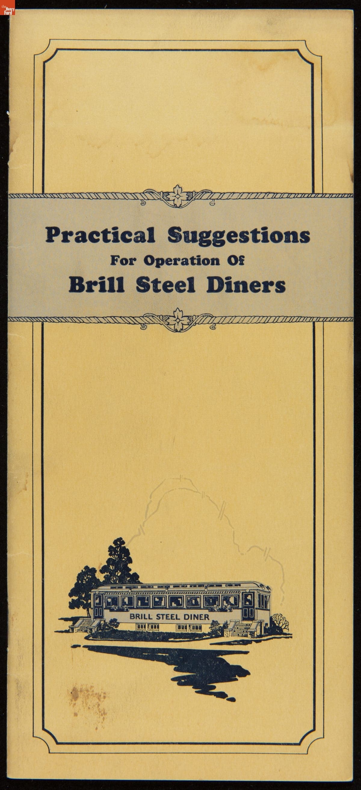 Practical Suggestions for Operation of Brill Steel Diners, circa 1928