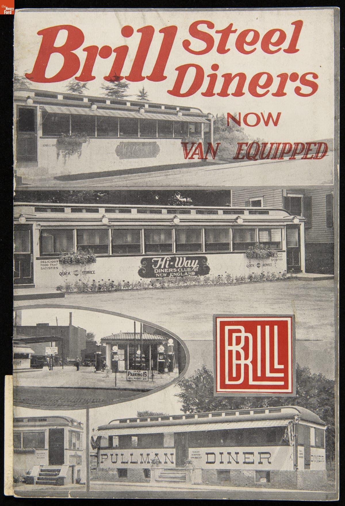 "Brill Steel Diners Now Van Equipped," 1928