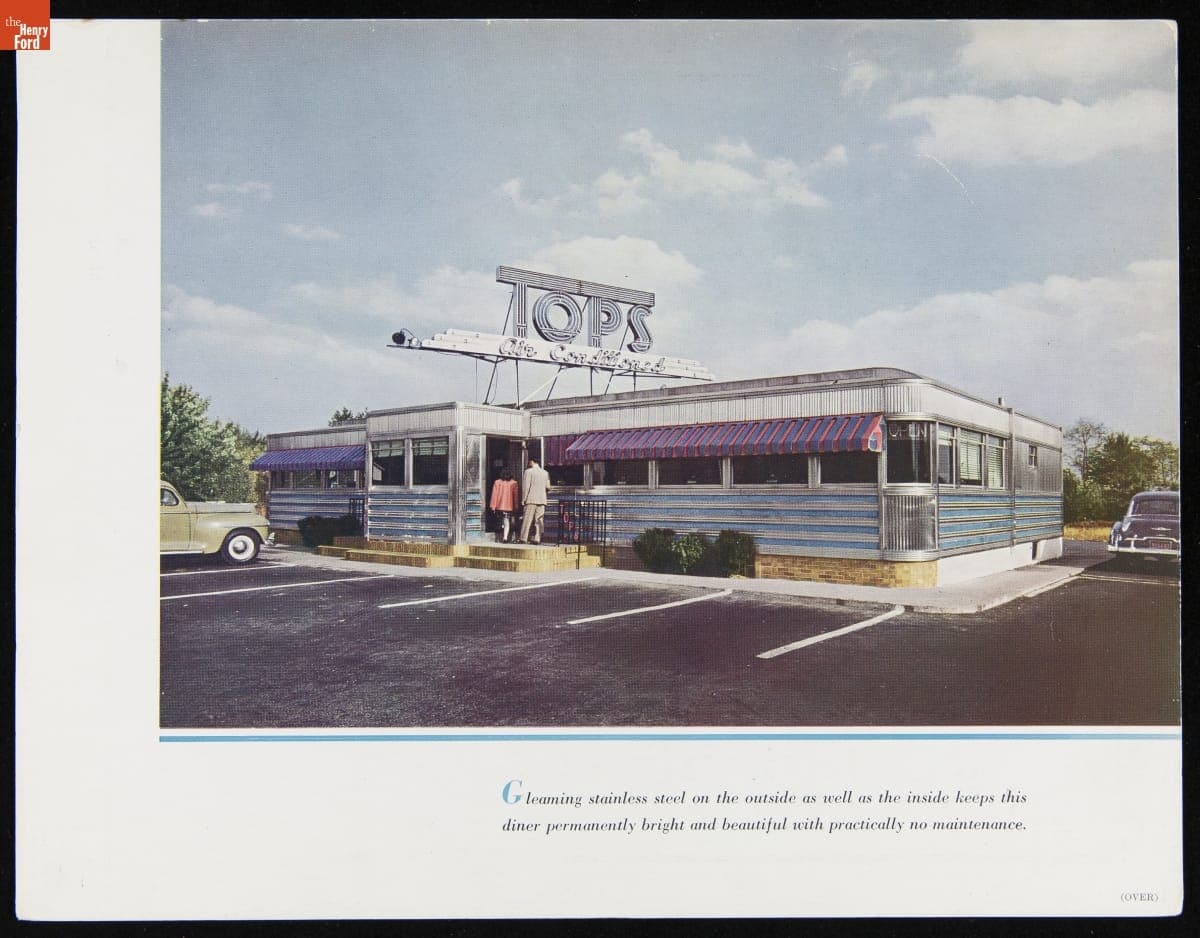 "Glamour With a Common Touch," Jerry O'Mahony Diner Company Advertisement,  May 1951