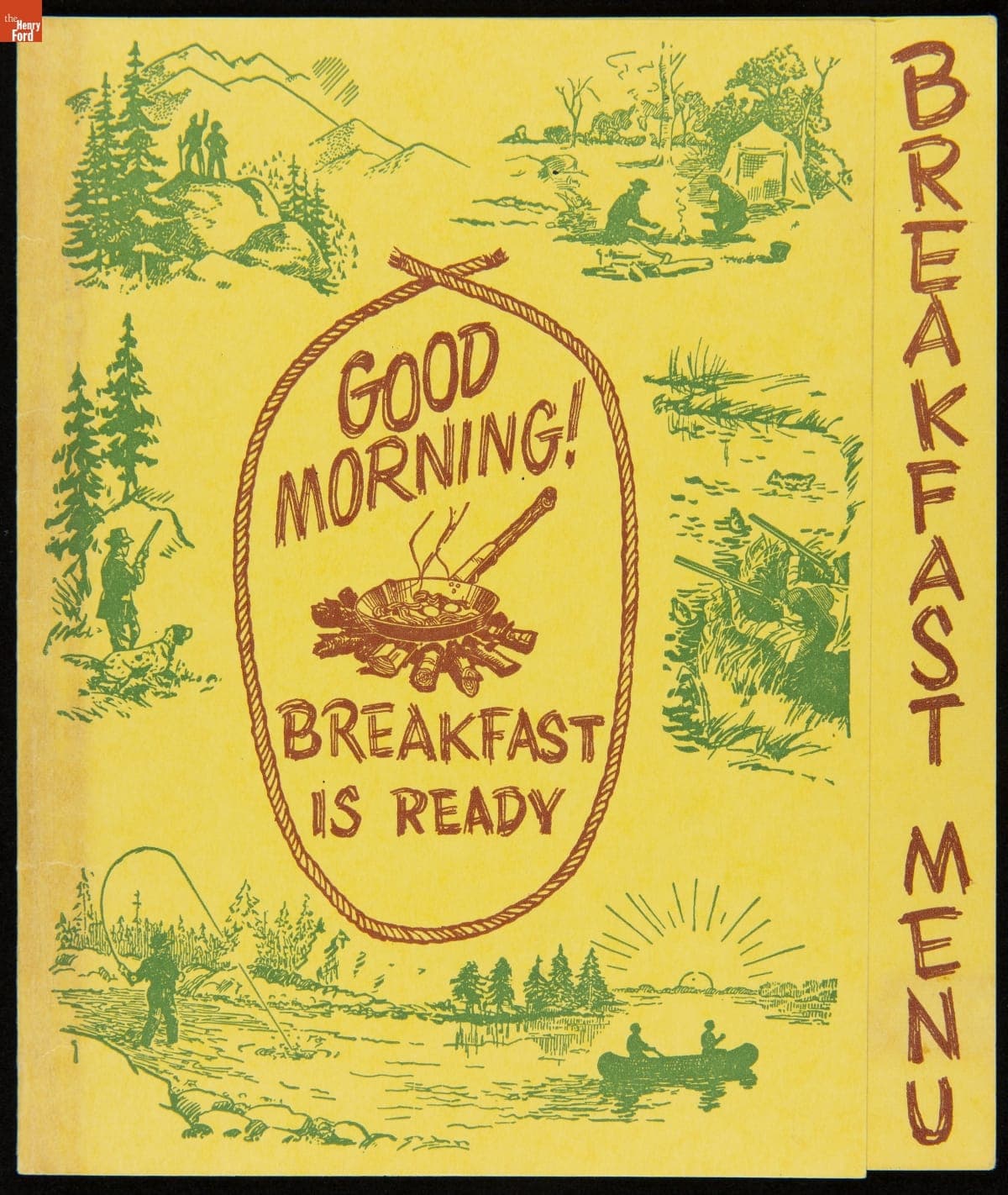 Deligan's Diner Menu, "Good Morning! Breakfast is Ready," Annsville, New York, 1960-1970