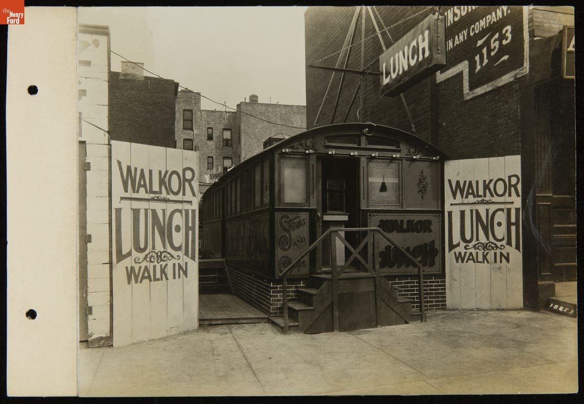 Walkor Lunch Car, New York City, circa 1918