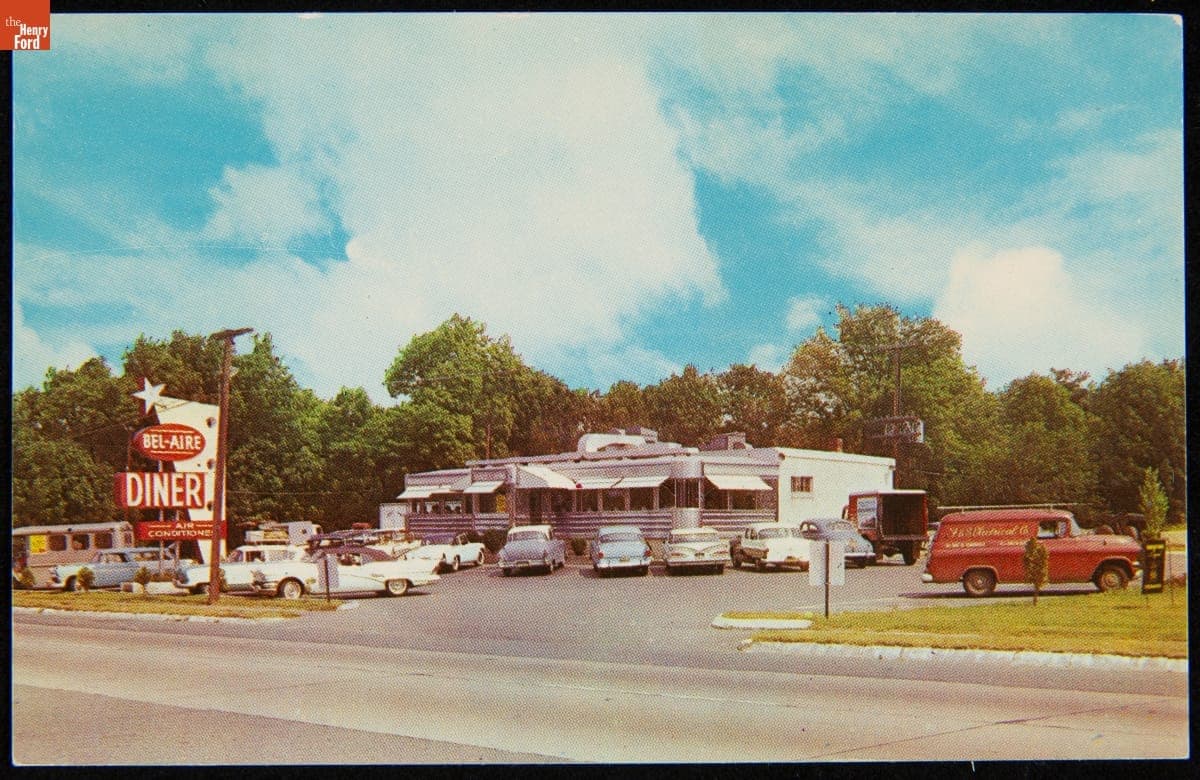 Bel-Aire Diner, Peabody, Massachusetts, circa 1960