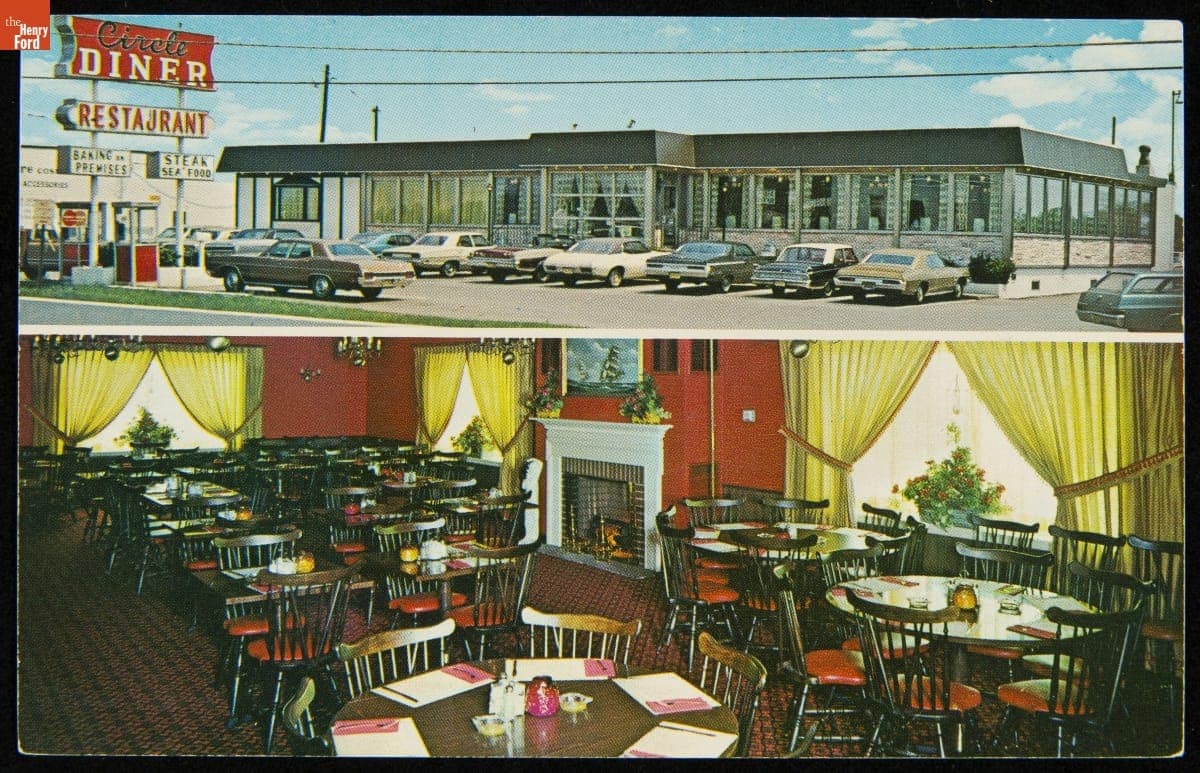 Circle Diner and Restaurant, Flemington, New Jersey, circa 1970