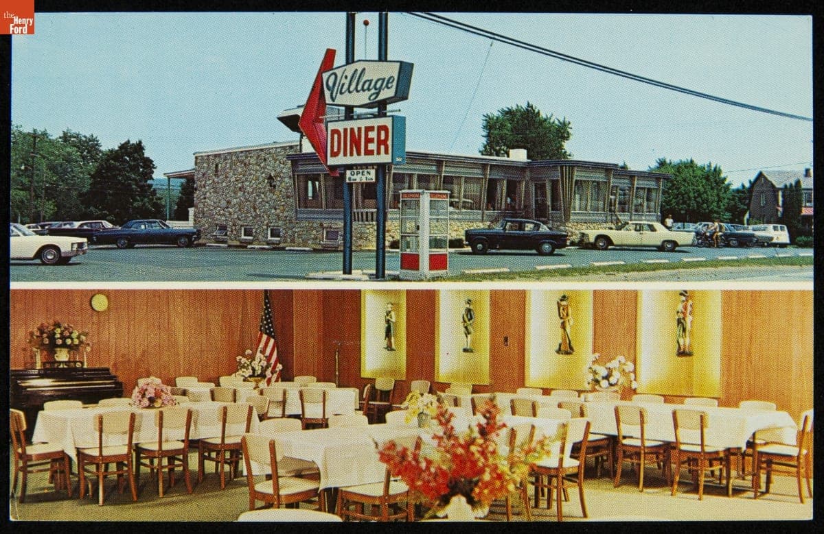 Village Diner, Douglassville, Pennsylvania, circa 1965