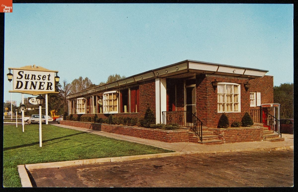 Sunset Diner, Middlesex, New Jersey, circa 1965