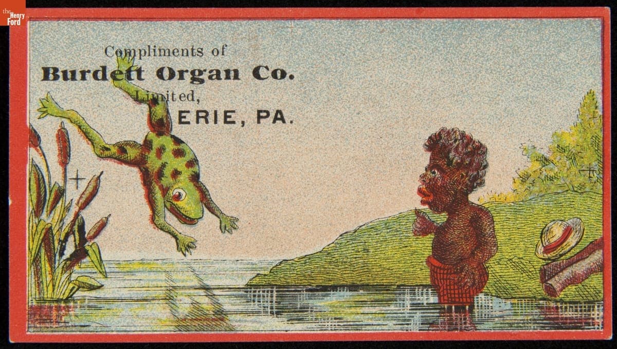 Trade Card for the Burdett Organ Company, 1880-1885