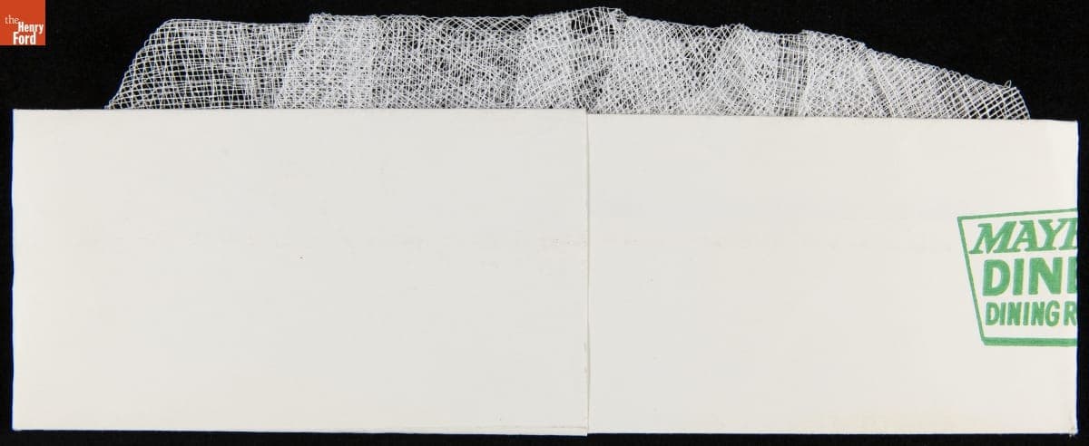 Paper Hat from Mayfair Diner, Philadelphia, Pennsylvania, 1970-1990