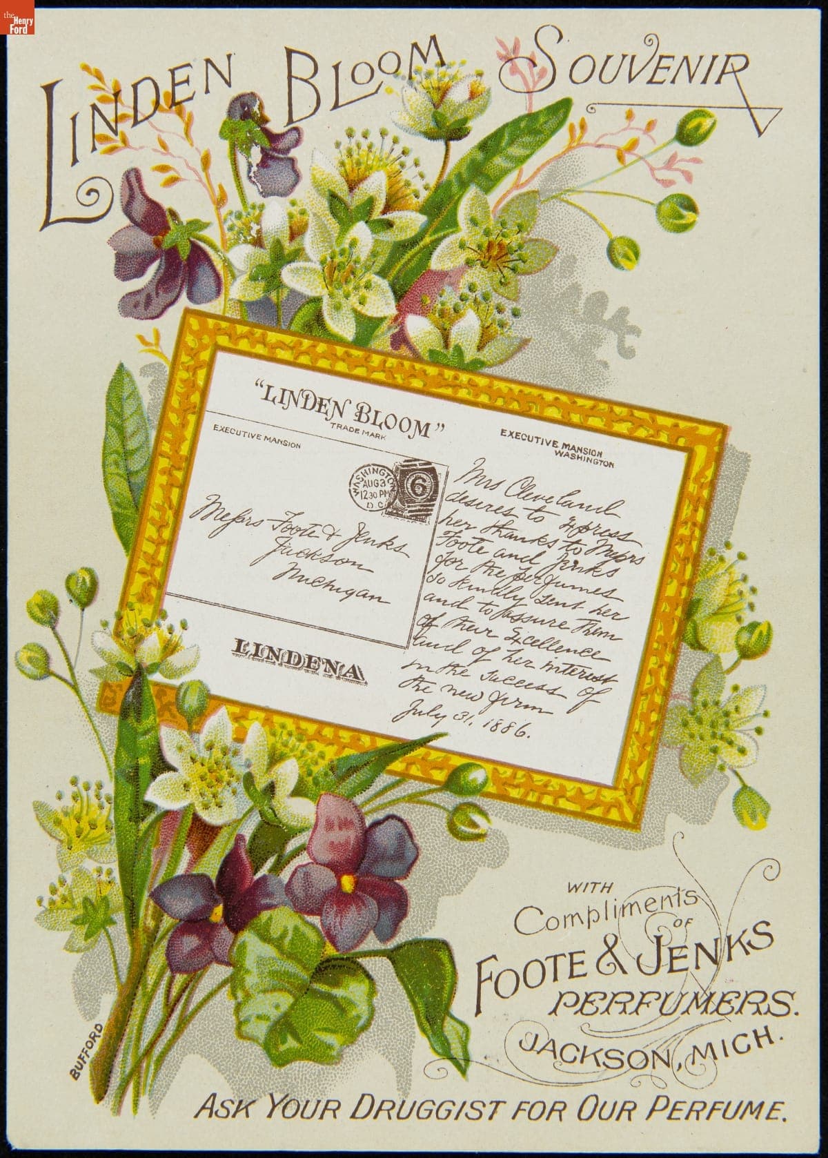 Trade Card for Foote & Jenks Cosmetics, 1886-1890