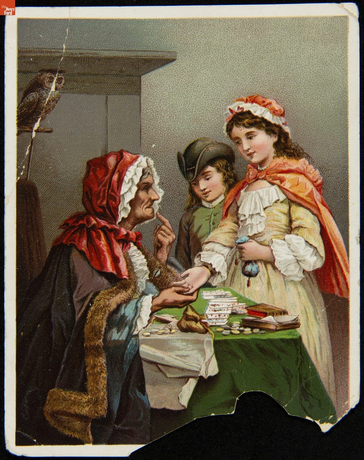 Trade Card for Dr. Jayne's Patent Medicines, "The Gipsy Fortune-Teller," 1880-1900