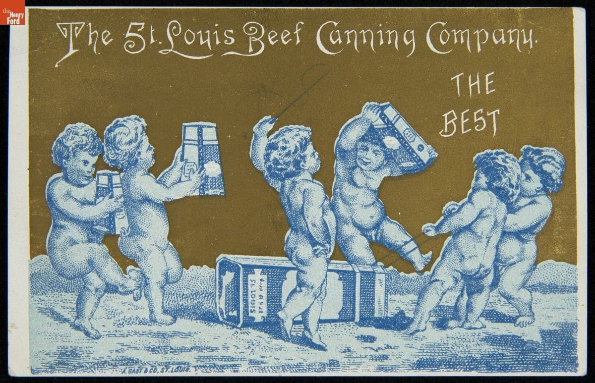 Trade Card for the St. Louis Beef Canning Company, 1880-1900