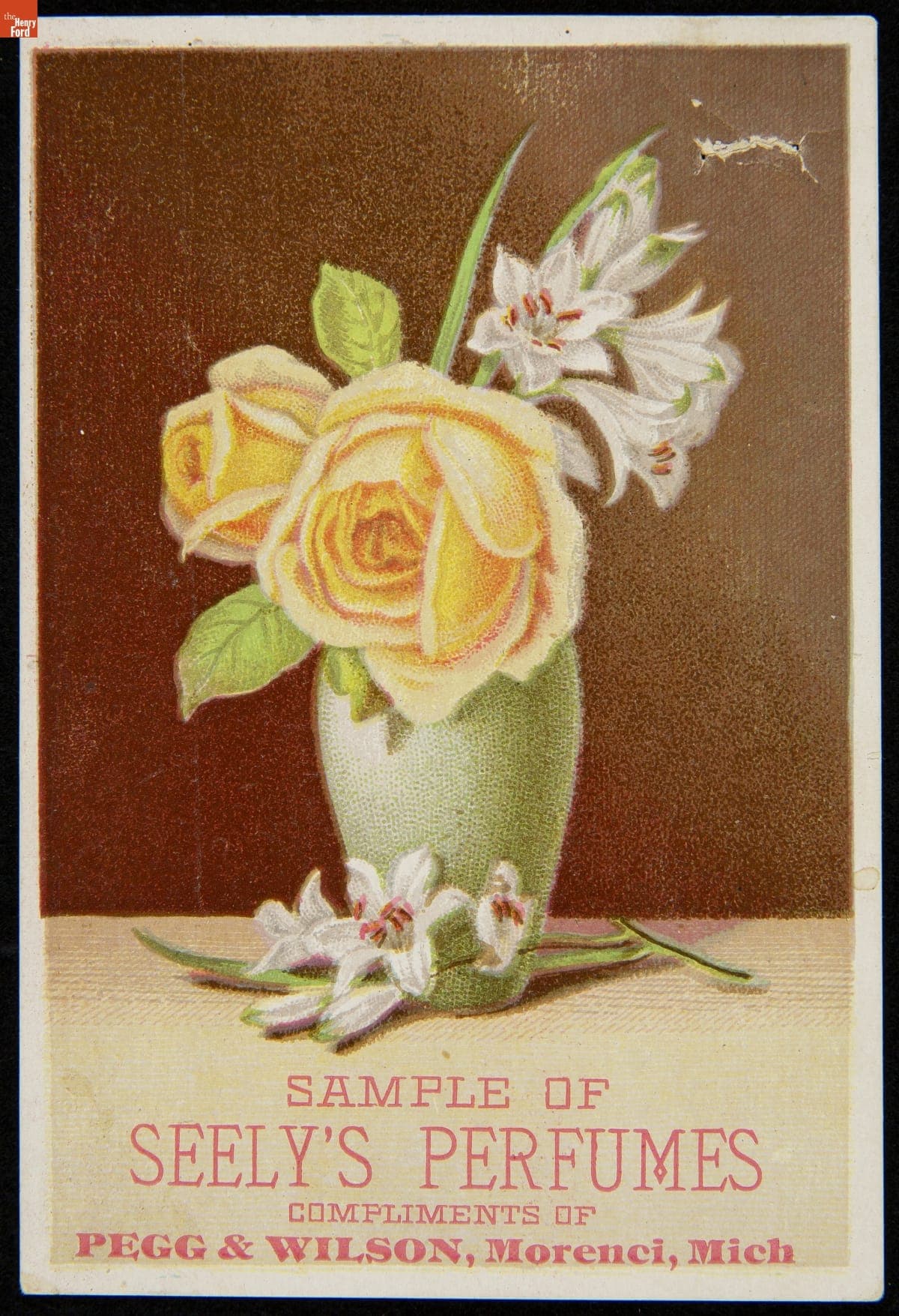 Trade Card for Seely's Fine Perfumes, 1880-1900