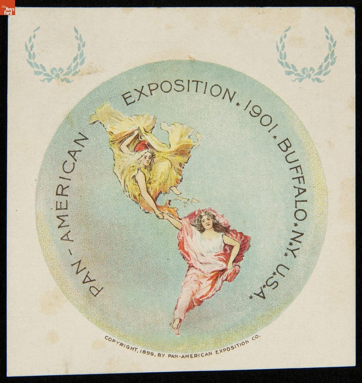 Trade Card for the 1901 Pan-American Exposition, 1899