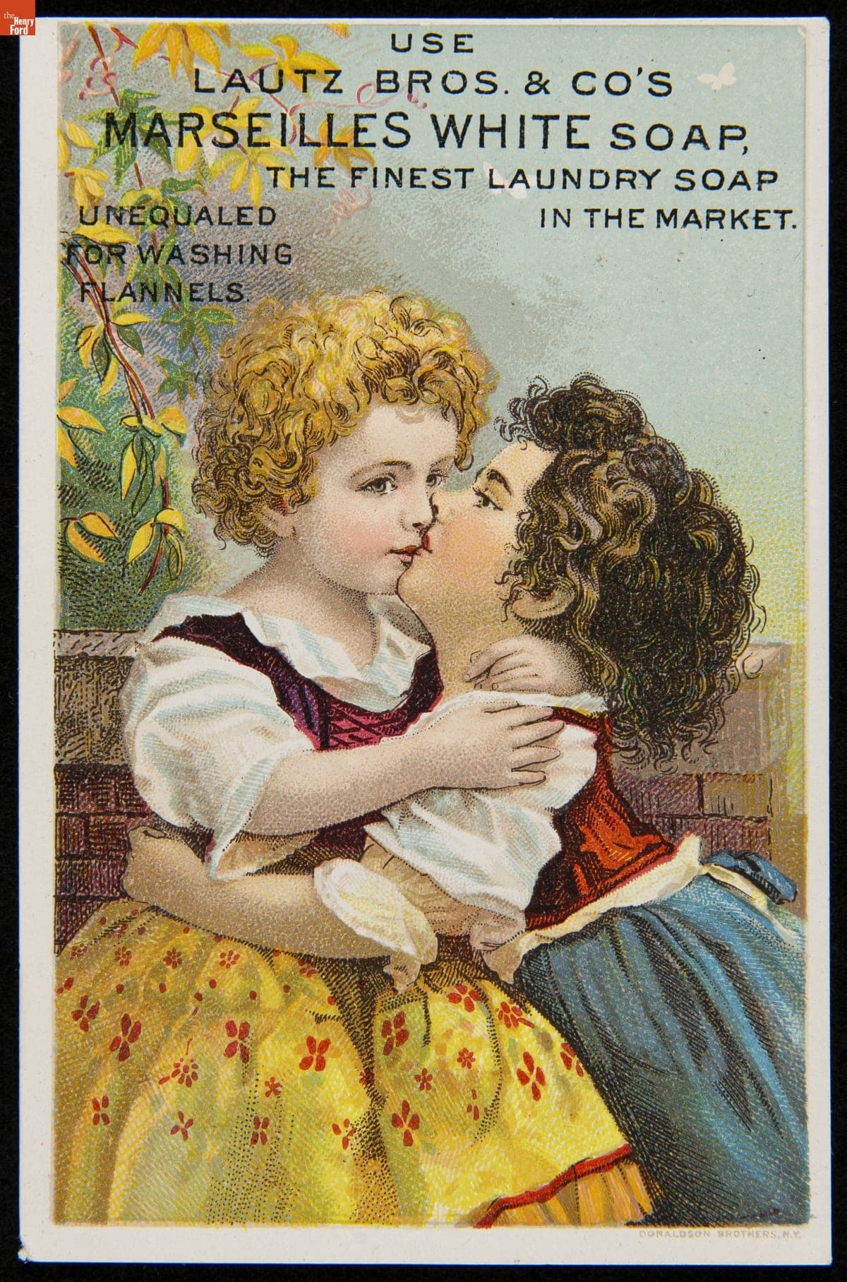 Trade Card for Marseilles White Soap, Lautz Bros. Co., circa 1886