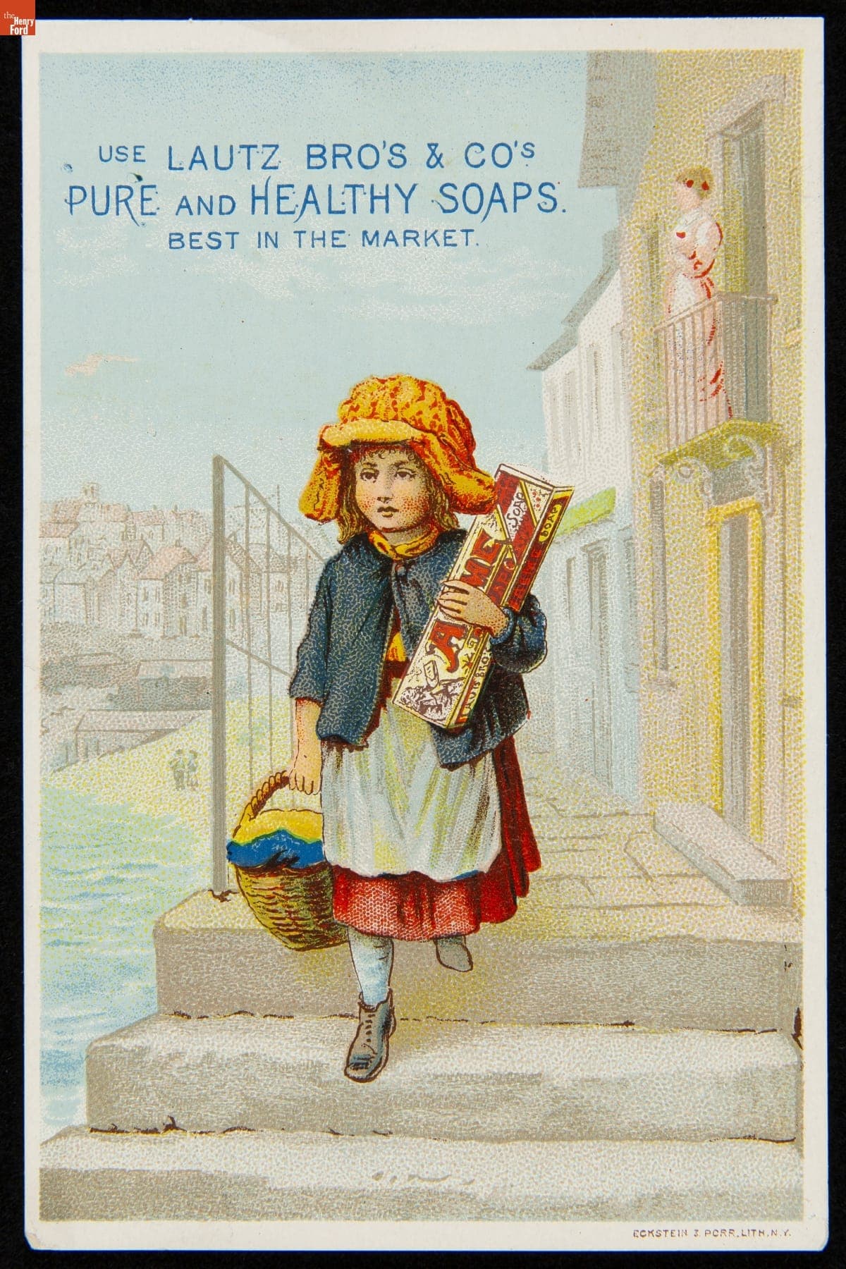 Trade Card for Lautz Bros. & Company's Napkin Soap, circa 1885