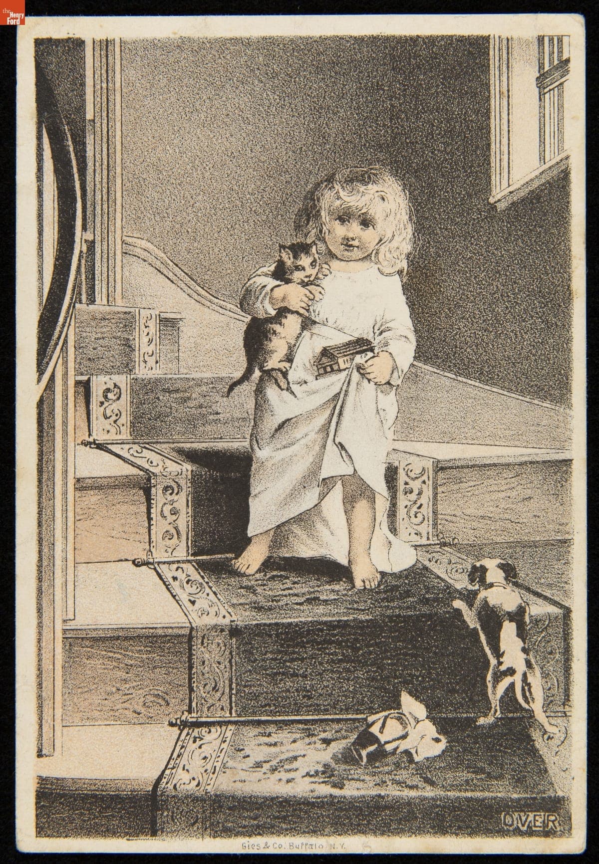 Trade Card Advertising a Social Dance, Letcher's Opera House, Fayette, Ohio, 1880