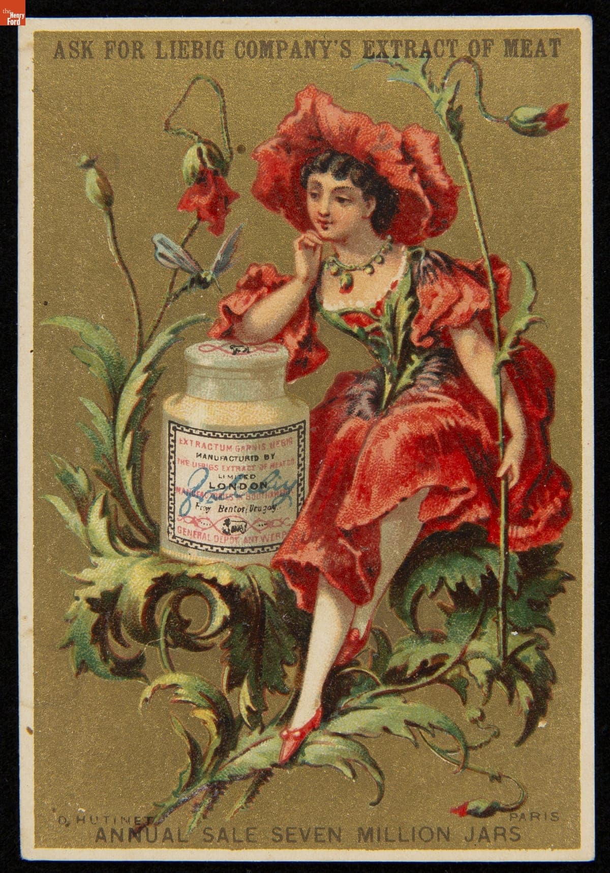 Trade Card for Liebig Extract of Meat Company Products, 1880-1900