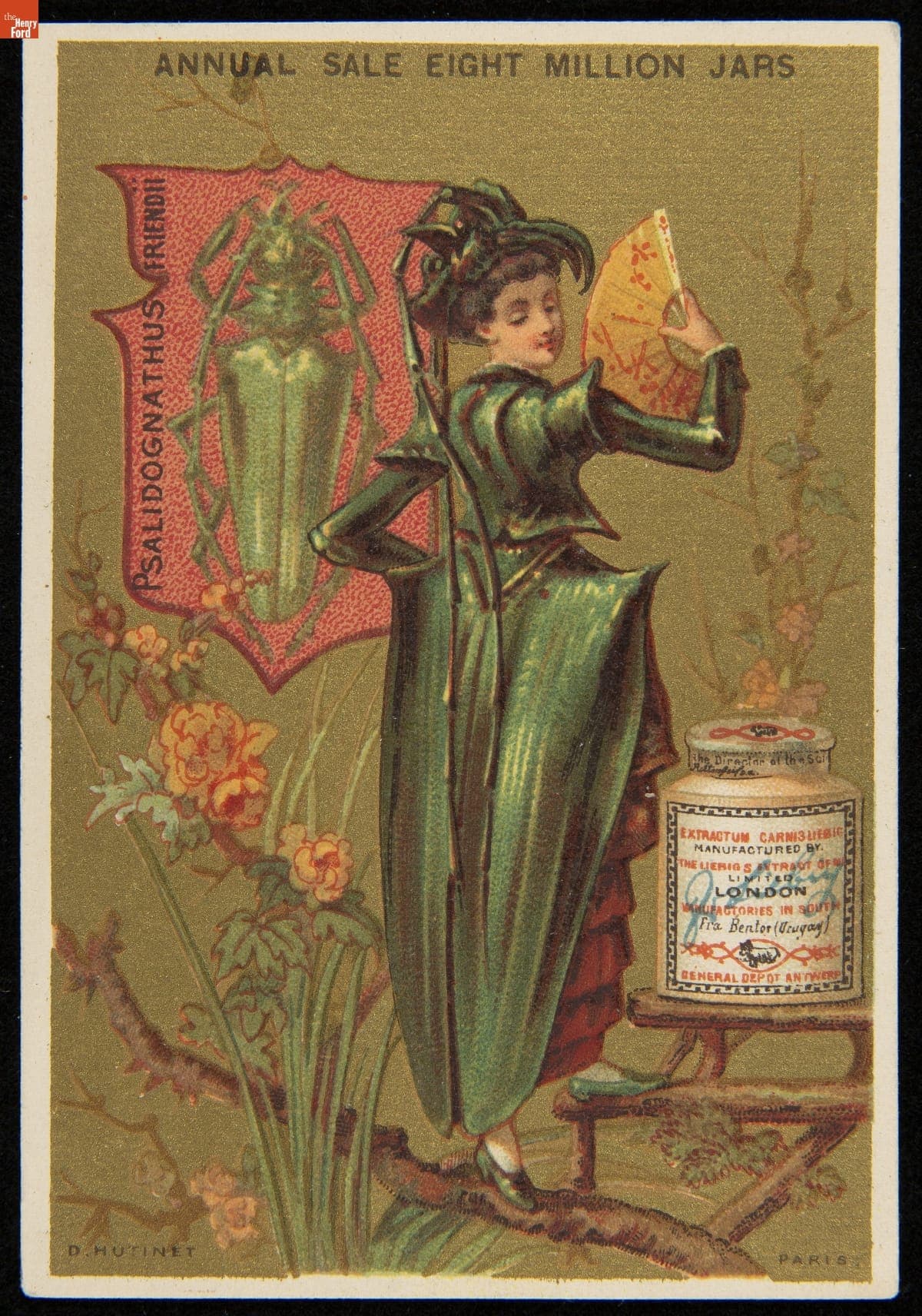 Trade Card for Liebig Extract of Meat Company Products, 1880-1900